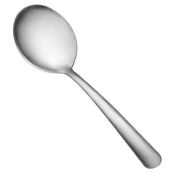 CAC China 1002-04 Windsor Medium Weight 18/0 Stainless Steel Bouillon Spoon, 6" - Picture 1 of 1